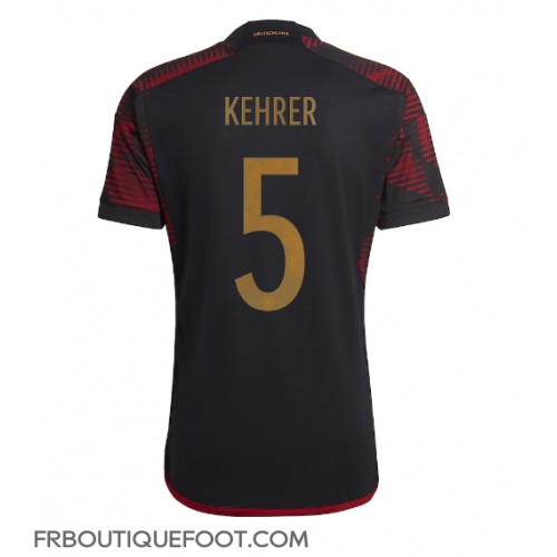 Maillot de foot Allemagne Thilo Kehrer #5 Extérieur vêtements Monde 2022 Manches Courtes